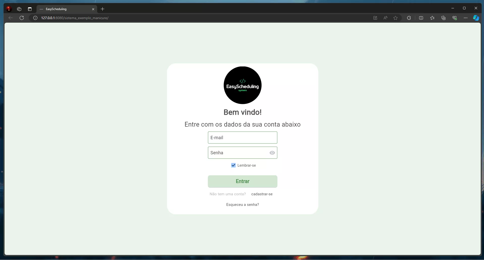 Imagem do sistema Easyscheduling 5